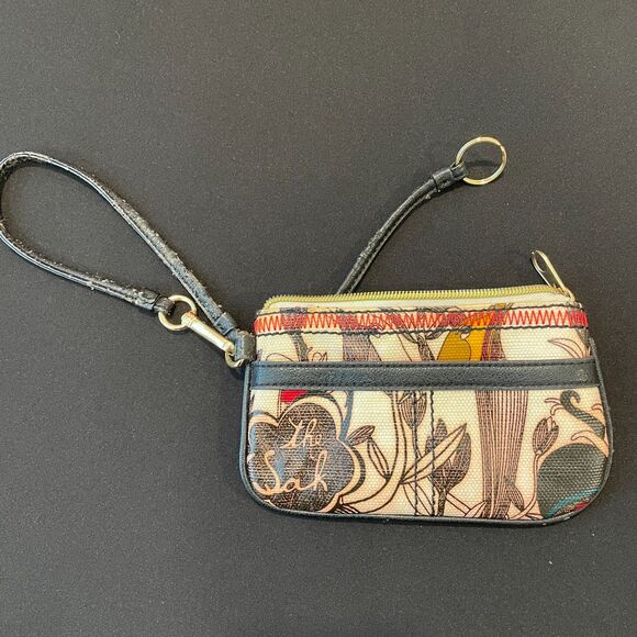 ~ Sakroots Wristlet** Boho The Sak Phone Zipper Pocket Key Strap Wallet Bag - Picture 7 of 12